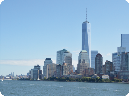 ニューヨークの街並みの画像