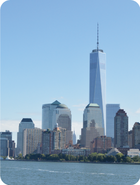 ニューヨークの街並みの画像