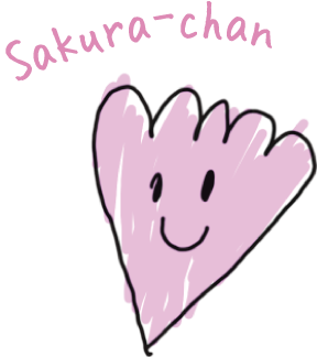 ロゴのキャラクター、さくらちゃん