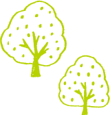 木の手書き風イラスト